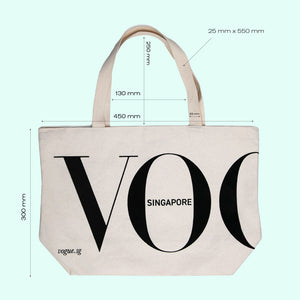 Vogue Singapore Tote Bag